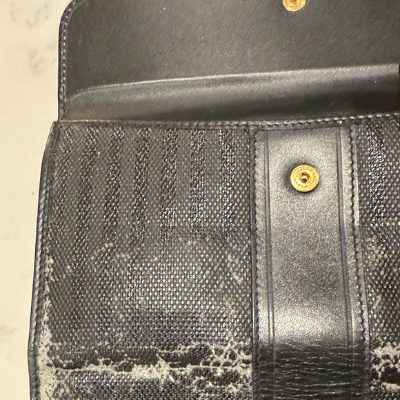 Fendi Black Textured Leather Wallet - Picture 10 of 10